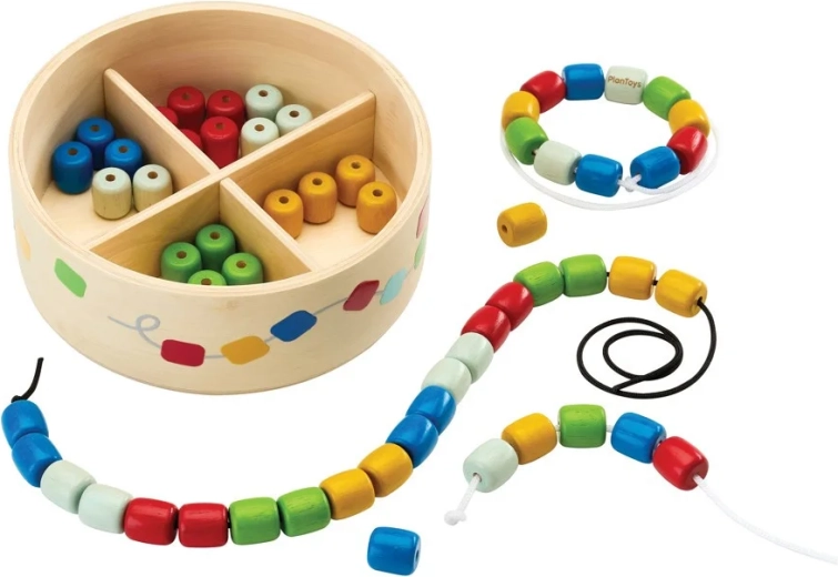 PlanToys πέρασμα χαντρών σε κουτί
