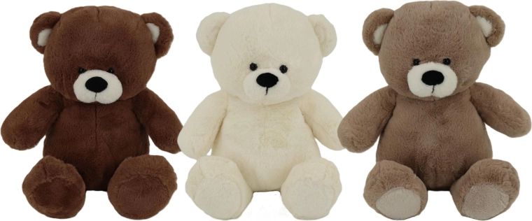 Λούτρινο αρκουδάκι Cuddly & Huggy 50 cm (3 χρώματα) - 1 τεμάχιο