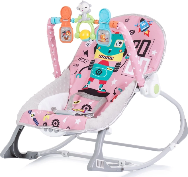 Βρεφικό δονητικό ρηλάξ 2σε1 Baby Spa – Ροζ