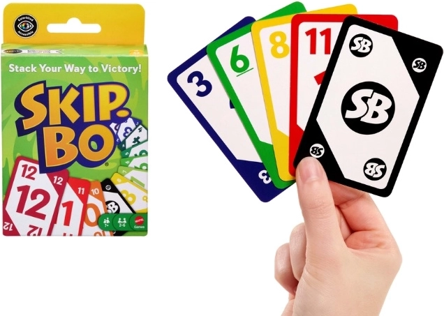 Mattel Skip-Bo παιχνίδι με κάρτες
