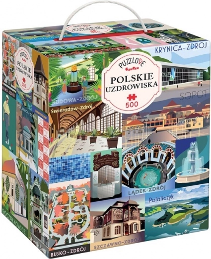 Παζλ Puzzlove Πολωνικές λουτροπόλεις 500 κομμάτια