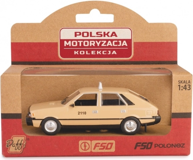 Μοντέλο αυτοκινήτου FSO Polonez Taxi 1:43 μπεζ