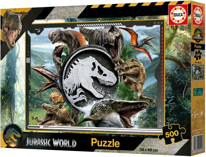 Educa παζλ Jurassic World 500 κομμάτια