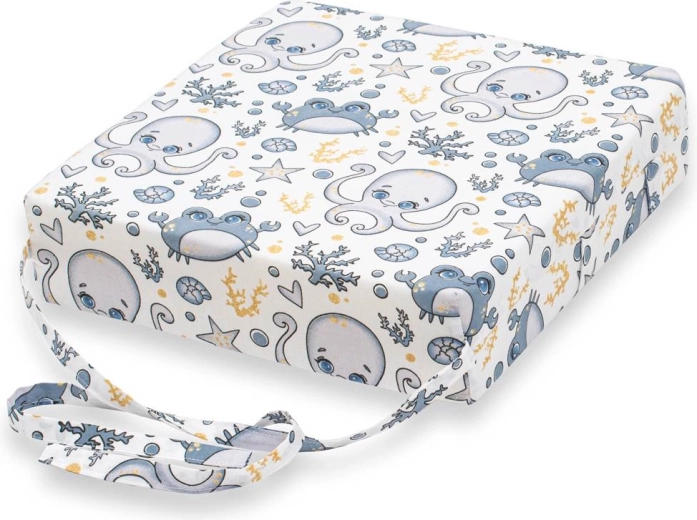 Παιδικό μαξιλάρι καθίσματος καρέκλας New Baby Basic χταπόδι μπλε