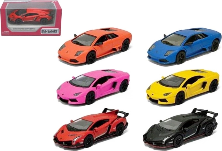 Lamborghini 1:36 μεταλλικό μοντέλο με μηχανισμό Pull Back