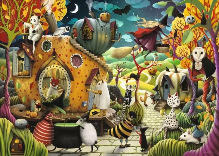 Παζλ Ravensburger Ευτυχισμένο Halloween 1000 κομμάτια