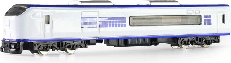 Μεταλλική μίνι ατμομηχανή 1:48, λευκή, 15 cm