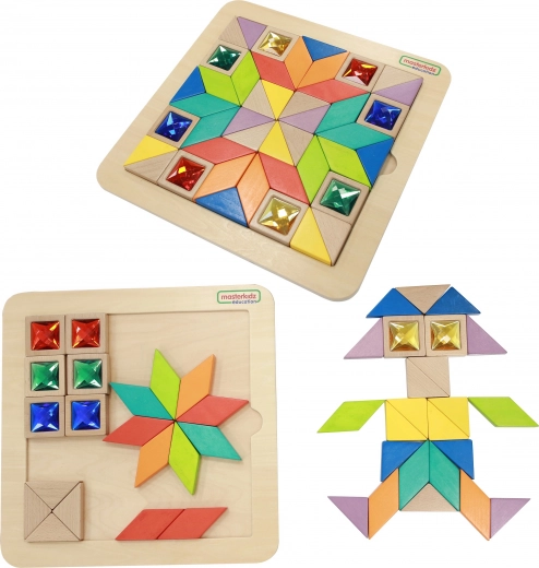 Masterkidz Μωσαϊκό Tangram Montessori Εκμάθηση Σχημάτων και Χρωμάτων