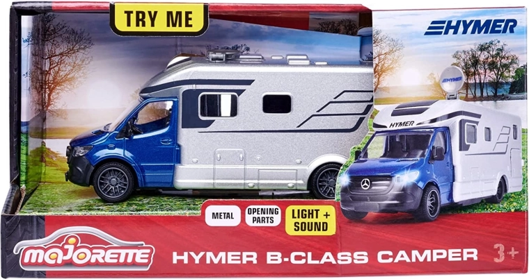 Majorette Hymer B-Class αυτοκινούμενο τροχόσπιτο 19 cm με φώτα και ήχους