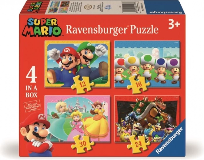 Παζλ RAVENSBURGER Super Mario Περιπέτεια 4 σε 1