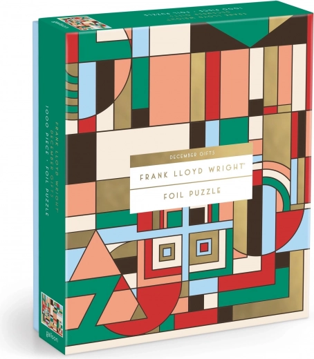Μεταλλικό παζλ Galison FRANK LLOYD WRIGHT – Δώρα Δεκεμβρίου, 1000 κομμάτια
