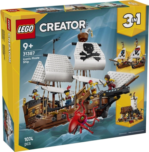 LEGO Creator 3 σε 1 Θρυλικό πειρατικό πλοίο