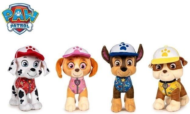 Λούτρινη φιγούρα Paw Patrol Marshall καλοκαιρινή έκδοση 27 cm - 1 τεμάχιο