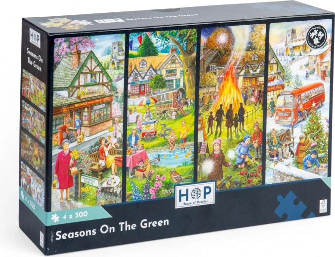 HOP Παζλ Εποχές σετ 4x500 κομματιών