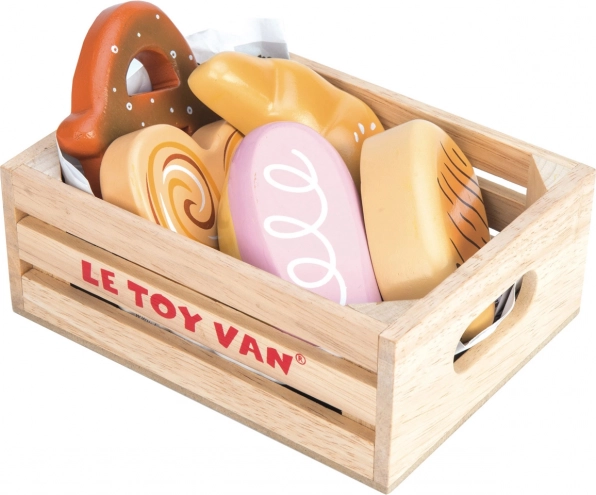 Ξύλινο καφάσι με αρτοσκευάσματα LE TOY VAN Honeybake