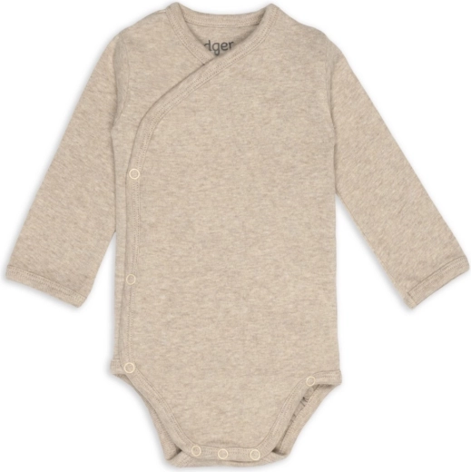 Lodger κρουαζέ φορμάκι με μακρύ μανίκι melange beige, μέγεθος 62