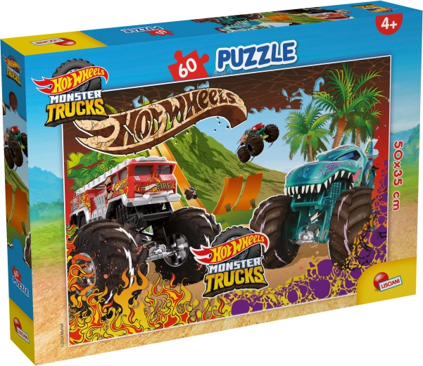 Παζλ HOT WHEELS 60 κομμάτια 50 × 35 cm