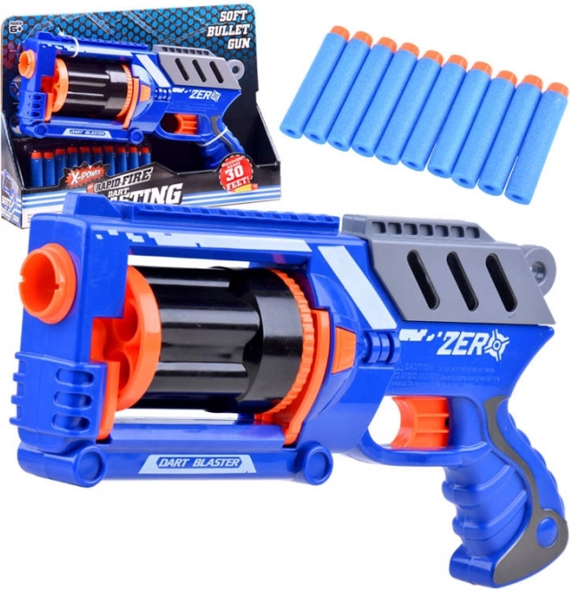 Πλαστικό πιστόλι Blaster με 10 αφρώδεις σφαίρες