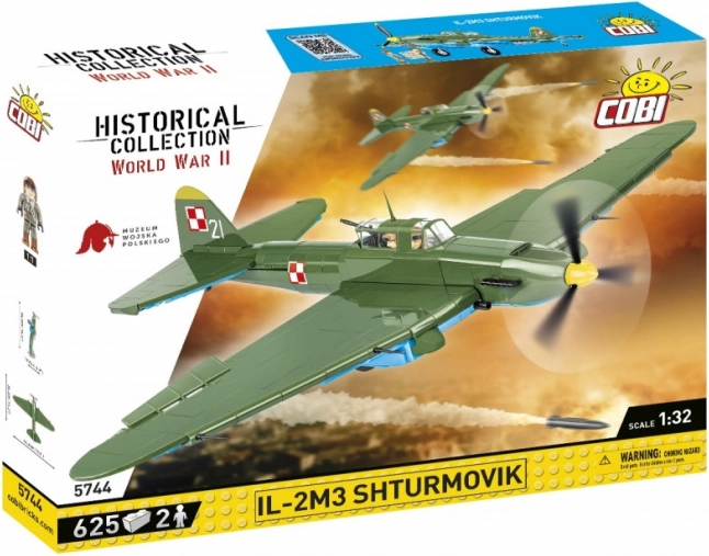 Ιστορική συλλογή WWI IL-2M3 Shturmovik 625 τουβλάκια