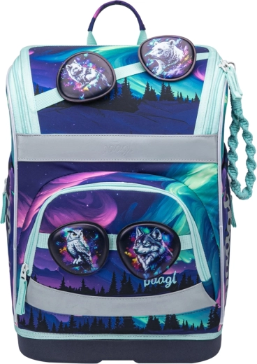 Σχολική τσάντα BAAGL Zippy Plus Aurora GRS