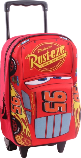 Παιδικό 3D σακίδιο με ροδάκια Disney Pixar Cars Piston Cup 38 cm