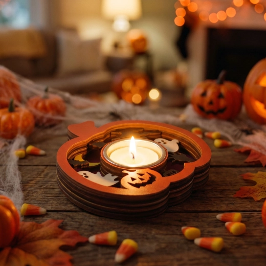 Halloween βάση για ρεσώ σε σχήμα κολοκύθας