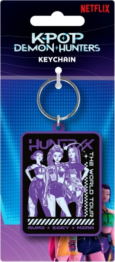 Μπρελόκ κλειδιών PVC K-POP DEMON HUNTERS Huntrix