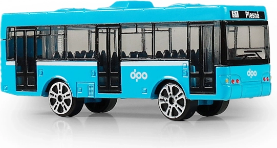 Μεταλλικό λεωφορείο DPO Ostrava μπλε 8,5 cm