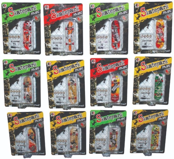 Sparkys fingerboard skatepark με αξεσουάρ και ανταλλακτικά ροδάκια