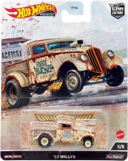 Hot Wheels Premium 1933 Willys Rust Bucket – μεταλλικό συλλεκτικό μοντέλο