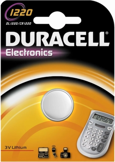 Λιθίου μπαταρία κουμπί Duracell CR1220 3 V 36 mAh