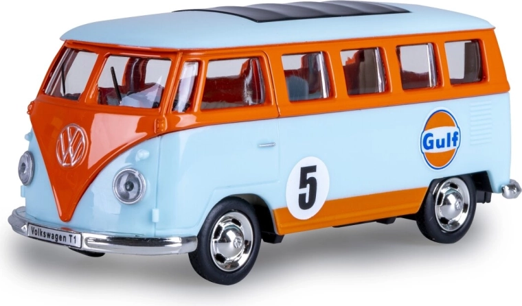 Μεταλλικό μοντέλο Volkswagen T1 γαλάζιο 1:38