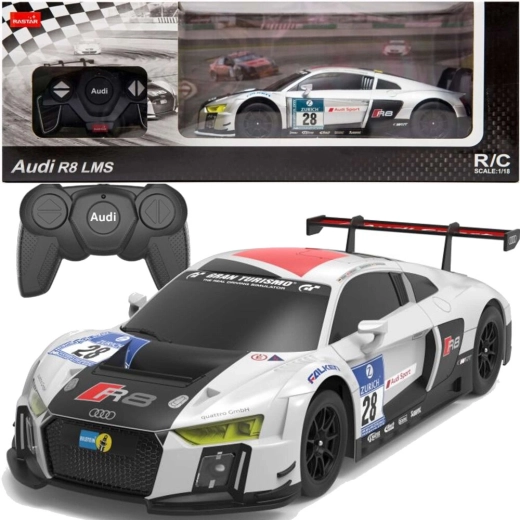 Τηλεκατευθυνόμενο αυτοκίνητο 1:24 σπορ AUDI R8 LMS – λευκό