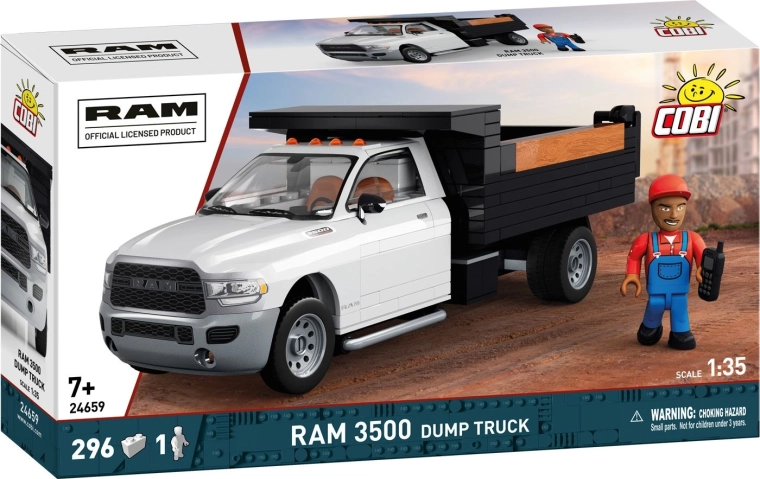 Cobi RAM 3500 ανατρεπόμενο φορτηγό 1:35 (296 κομμάτια)