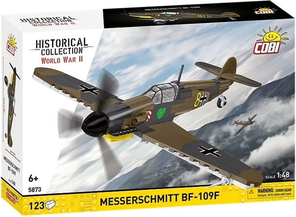 Cobi Historical Collection WWII Messerschmitt BF-109F κατασκευαστικό σετ αεροσκάφους 1:48 (123 τεμάχια)