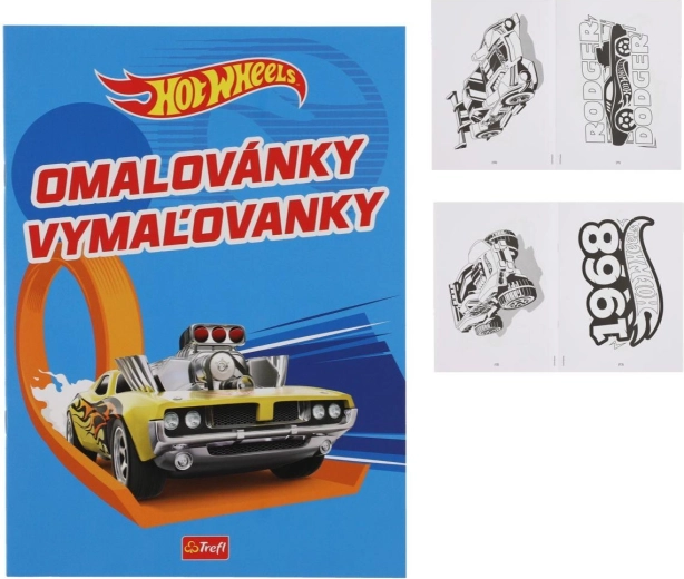 Μπλοκ ζωγραφικής Hot Wheels