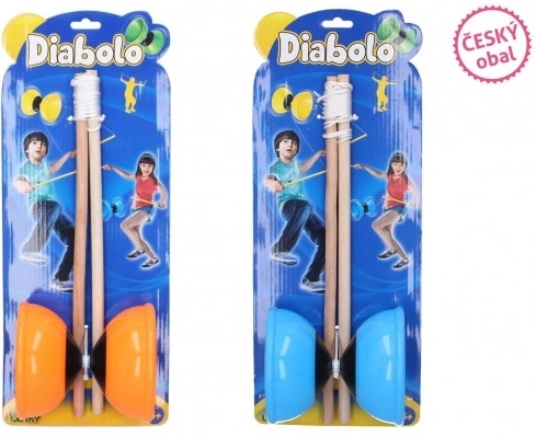 Μεγάλο Σετ Diabolo Πλαστικό/Ξύλο για Παιδιά