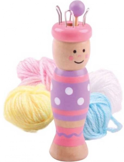 Bigjigs Toys πλεκτή κούκλα