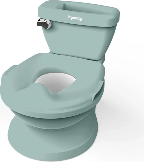 Ingenuity παιδική τουαλέτα με ήχο My Size 2 σε 1, πράσινη