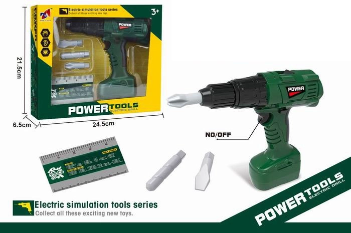 Παιδικό επαναφορτιζόμενο δράπανο με μπαταρίες