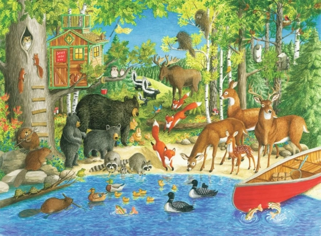Παζλ Ravensburger Lesní přátelé XXL 200 κομμάτια