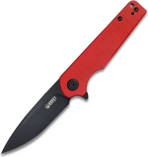 Πτυσσόμενο μαχαίρι Kubey Wolverine με κόκκινη λαβή G10