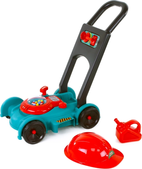 Παιδική χλοοκοπτική μηχανή κήπου με εφέ