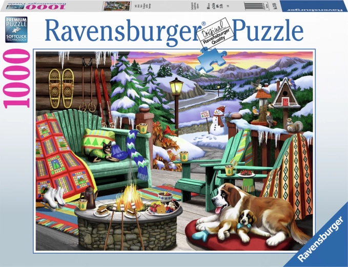 Παζλ Ravensburger Μια ολόκληρη μέρα στα βουνά 1000 κομμάτια