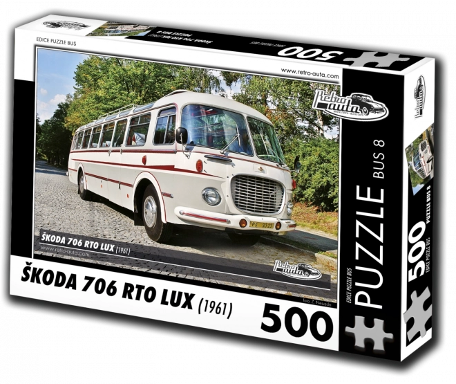 Παζλ Retro-auta Škoda 706 RTO LUX – λεωφορείο, 500 κομμάτια
