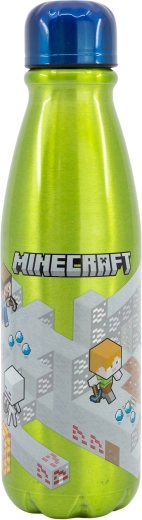 Minecraft Isometric αλουμινένιο μπουκάλι νερού 600 ml