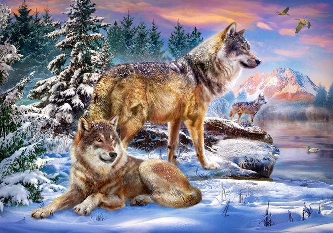 Παζλ 500 κομματιών Wolfish Wonderland