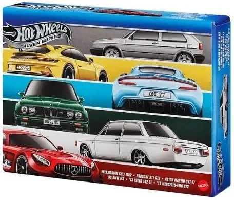 Hot Wheels Silver Series Euro Style σετ αυτοκινήτων - 6 τεμ.