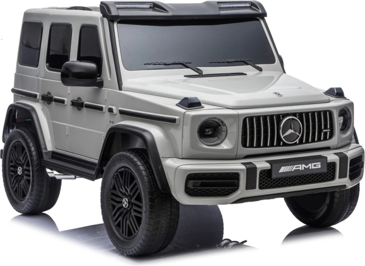 Παιδικό ηλεκτρικό αυτοκίνητο Mercedes G63 XXL 24 V σε ανοιχτό γκρι χρώμα
