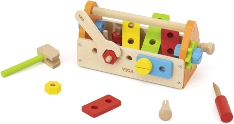 Ξύλινο σετ μικρού μάστορα Viga Toys